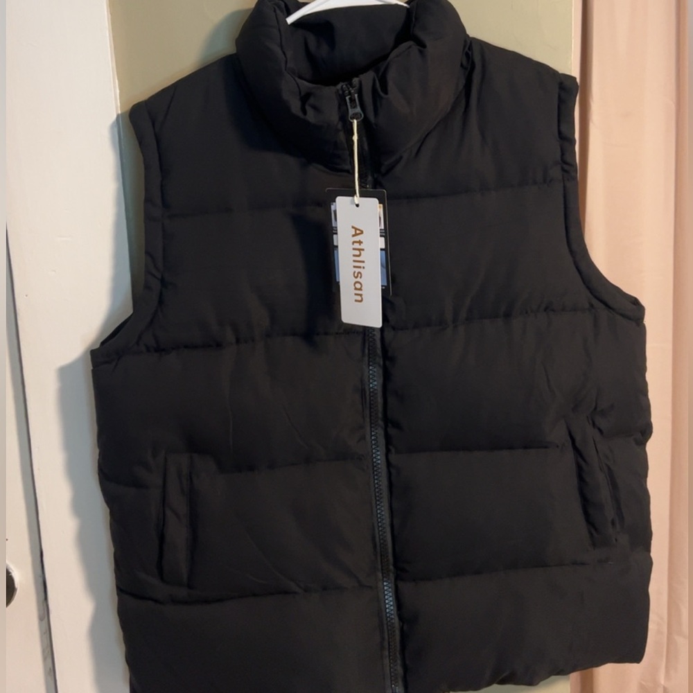 Women’s Black Puffer Vest